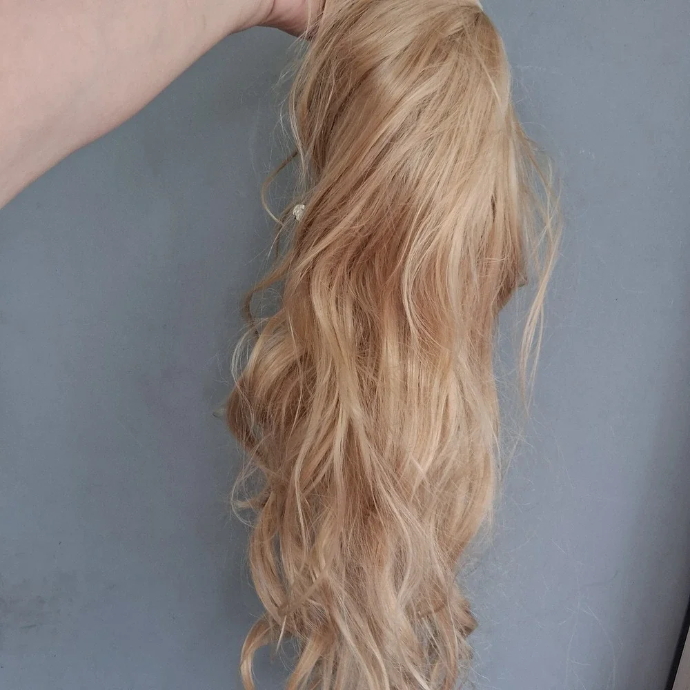 WIGS‎ Lot Of 3 With Bangs Blonde Redhead Brunette + Ponytail
